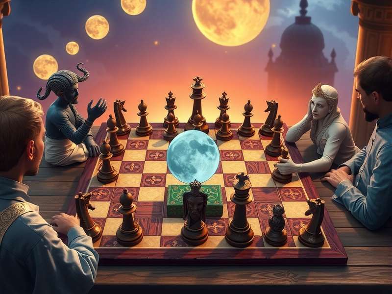 Mystic Chess tournament scene in India with players competing